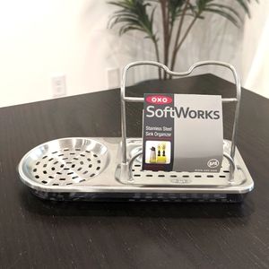 OXO Stainless Steel Sink Organizer NWT
